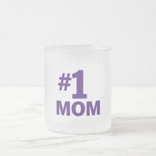CANECA DE CAFÉ VIDRO JATEADO #1 MÃE