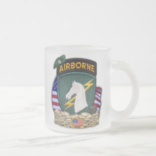 Caneca De Café Vidro Jateado 1rua operações especiais comando patch frosty Mug
