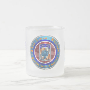 Caneca De Café Vidro Jateado 35.o sinal Brigada-Avião