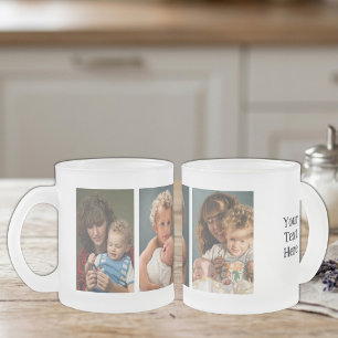 Caneca De Café Vidro Jateado 3 foto texto personalizado