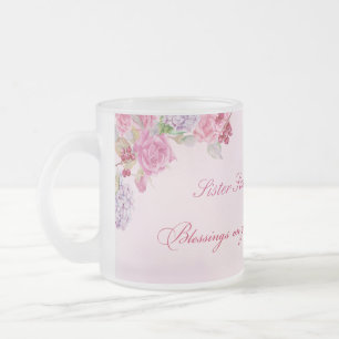 Caneca De Café Vidro Jateado 60º aniversário da Vida Religiosa