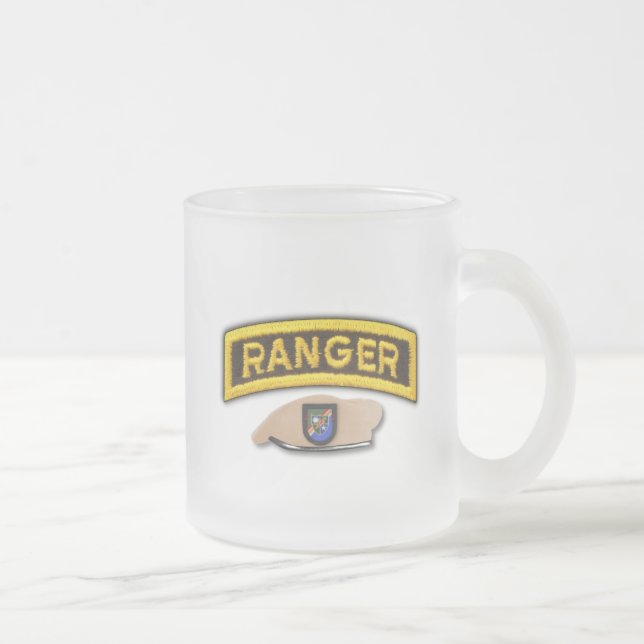Caneca De Café Vidro Jateado 75º exército guardas veteranos cervejeiros veteran (Direita)