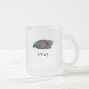 Caneca De Café Vidro Jateado 7 forças especiais agrupam beretas verdes veterano