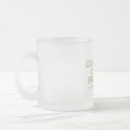 Caneca De Café Vidro Jateado A Consistência Muda Tudo – Motivação para Re