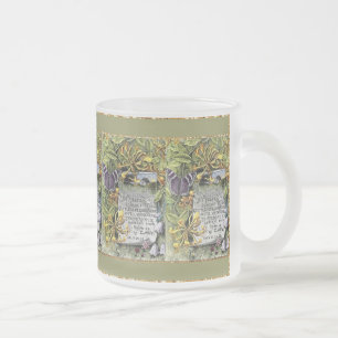 Caneca De Café Vidro Jateado A fruta do espírito