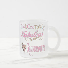 Caneca De Café Vidro Jateado A melhor avó nunca