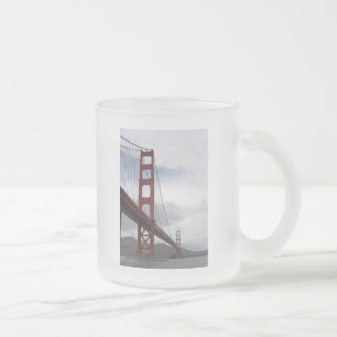 Caneca De Café Vidro Jateado A Ponte Golden Gate São Francisco