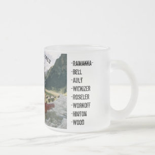 Caneca De Café Vidro Jateado Acampamento Manas 2013 do EOD