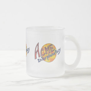 Caneca De Café Vidro Jateado ACME - Caneta interplanetária (vidro fosco)