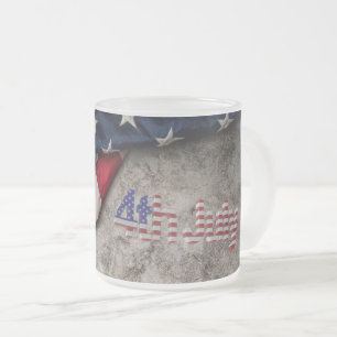 Caneca De Café Vidro Jateado Adoráveis [3D] 4 de julho Celebração 