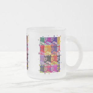 CANECA DE CAFÉ VIDRO JATEADO ÁGUA