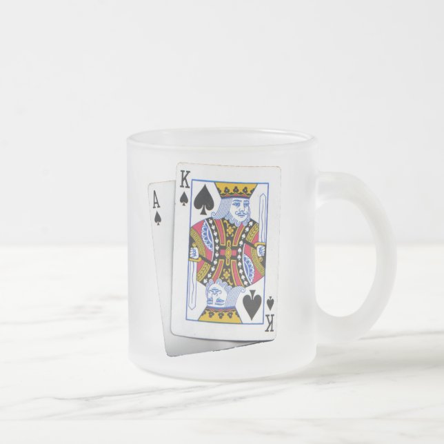 CANECA DE CAFÉ VIDRO JATEADO AK (Direita)