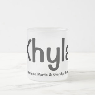 Caneca De Café Vidro Jateado Amado por Avós Mug