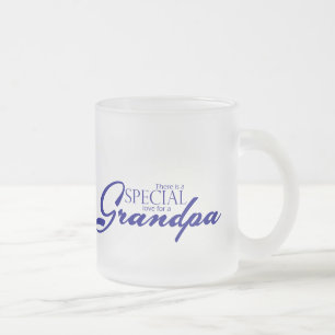 Caneca De Café Vidro Jateado Amor especial para o vovô