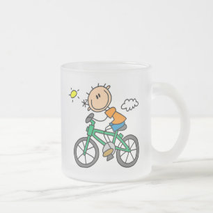 Caneca De Café Vidro Jateado Andar de Bicicleta - Masculino