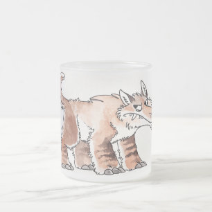 Caneca De Café Vidro Jateado Andrewsarchus