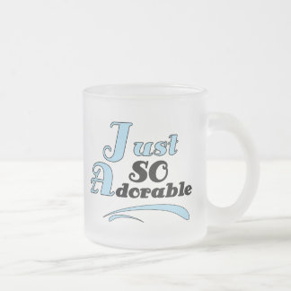 Caneca De Café Vidro Jateado Apenas tão adorável