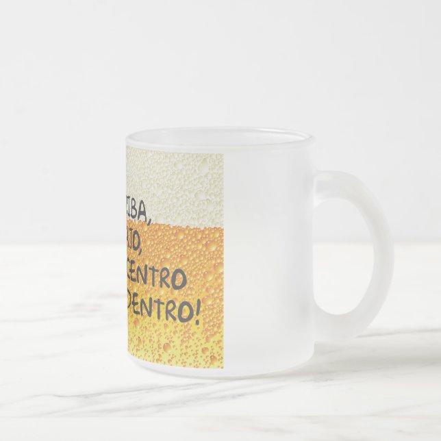 Caneca De Café Vidro Jateado Arriba abajo al centro y adentro! (Direita)