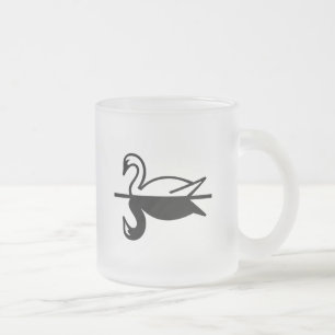 Caneca De Café Vidro Jateado Art deco