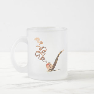 Caneca De Café Vidro Jateado Arte de Fumar Cachimbo 1