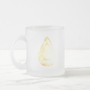 CANECA DE CAFÉ VIDRO JATEADO ARTE E DESIGN MUG