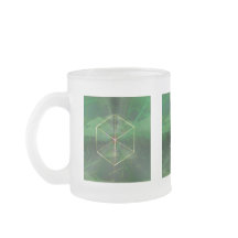 Arte platônico do cubo da geometria sagrado