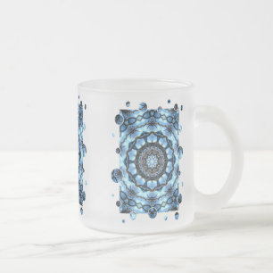 CANECA DE CAFÉ VIDRO JATEADO ÁRVORES