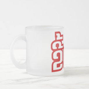 Caneca De Café Vidro Jateado Bebado ő Kee Mao em Lao / Latiana Idioma Plassan