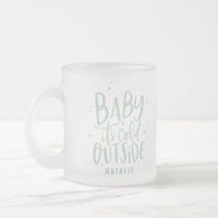 Bebê seu feriado exterior frio