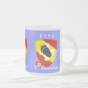 Caneca De Café Vidro Jateado Berna de Berna De Berna Suíça Suisse taça