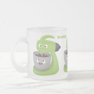 Caneca De Café Vidro Jateado Bicho de cozinha de bico