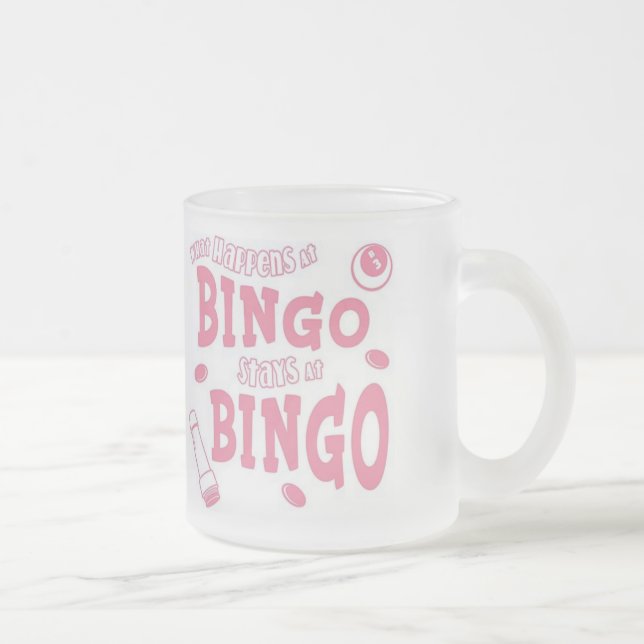 Caneca De Café Vidro Jateado Bingo 2 Gift Mug (Direita)