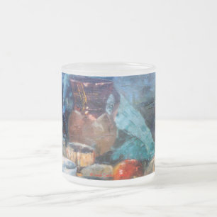 Caneca De Café Vidro Jateado Bodegón a espátula