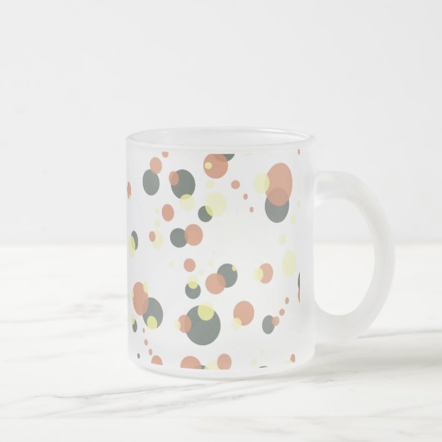 Caneca De Café Vidro Jateado Bolhas Flutuantes Universo (Direita)