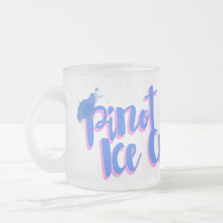 Caneca De Café Vidro Jateado Bonecas e café