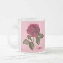 Bonito Cama De Vidro De Fosco Para Mãe - Editável