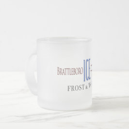 Caneca De Café Vidro Jateado Brattleboro - Empresa de gelo Fosco Mug