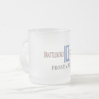 Caneca De Café Vidro Jateado Brattleboro - Empresa de gelo Fosco Mug
