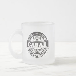 Caneca De Café Vidro Jateado Čabar Originals