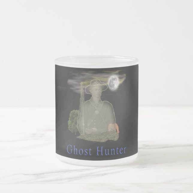 Caneca De Café Vidro Jateado Caçador de Fantasmas (Centro)