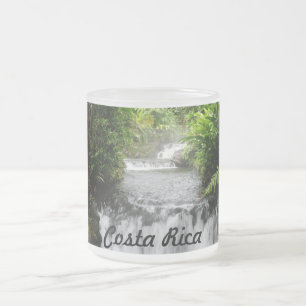 Caneca De Café Vidro Jateado Cachoeira
