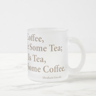 Caneca De Café Vidro Jateado Café? Fosco 10 oz - Placa de vidro do Fosco