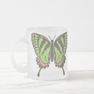 Caneca De Café Vidro Jateado Cãibra Célula