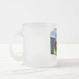 Caneca De Café Vidro Jateado Câmera com Mug