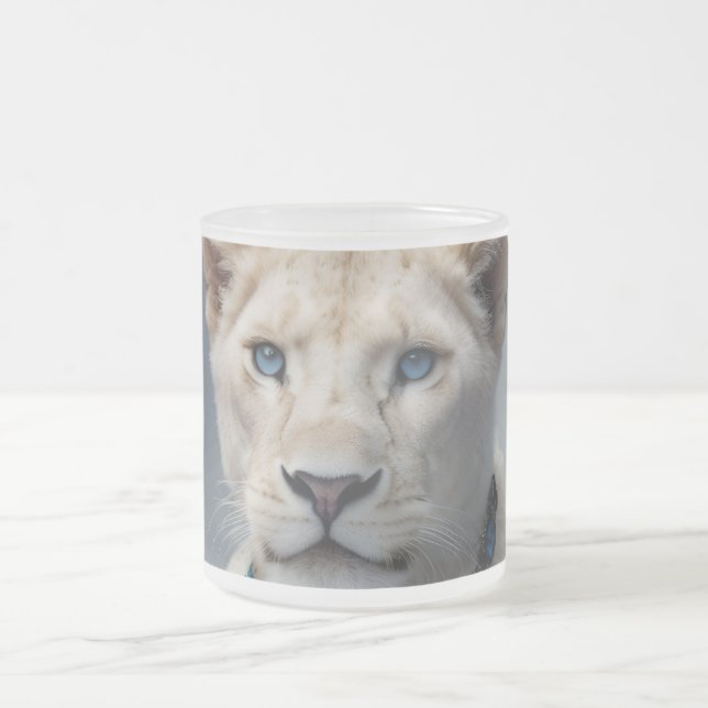 Caneca De Café Vidro Jateado Camisa bonita (Centro)