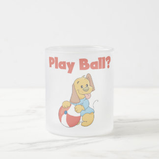 Caneca De Café Vidro Jateado Camiseta e presentes da bola do jogo