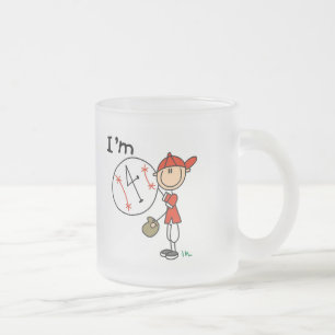 Caneca De Café Vidro Jateado Camisetas de beisebol de menino com 4 anos e prese