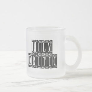 Caneca De Café Vidro Jateado Camisetas e presentes críticos de filmes.
