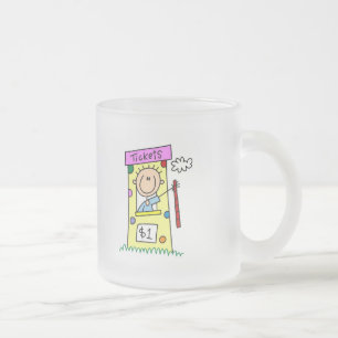 Caneca De Café Vidro Jateado Camisetas e Presentes da Bilheteria da Feira