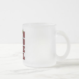 Caneca De Café Vidro Jateado Camisetas e presentes de Natal para Noel do sapo